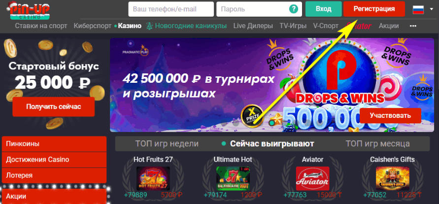 Pin up зеркало: успешный вход в персональный аккаунт платформы!